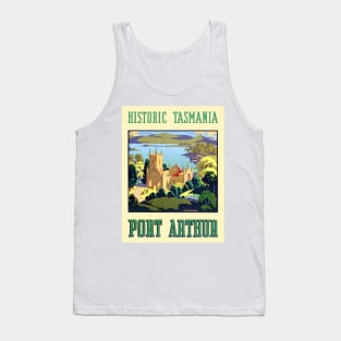 Historic Tasmania Port Arthur Vintage Poster 1930s Tank Top